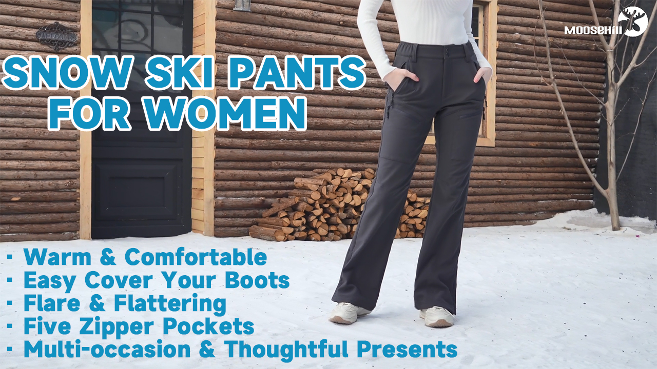 Amazon.com: Moosehill Women's-Snow-Ski-Pants-Fleece-Lined